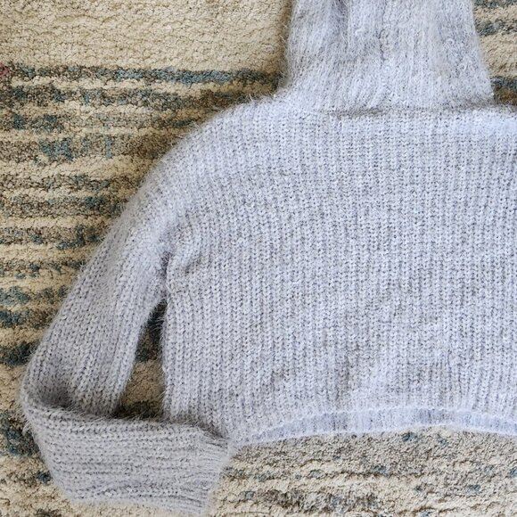 LA Hearts Sweater Women Small Blue Turtleneck Long Sleeve Chunky Knit - Picture 4 of 15